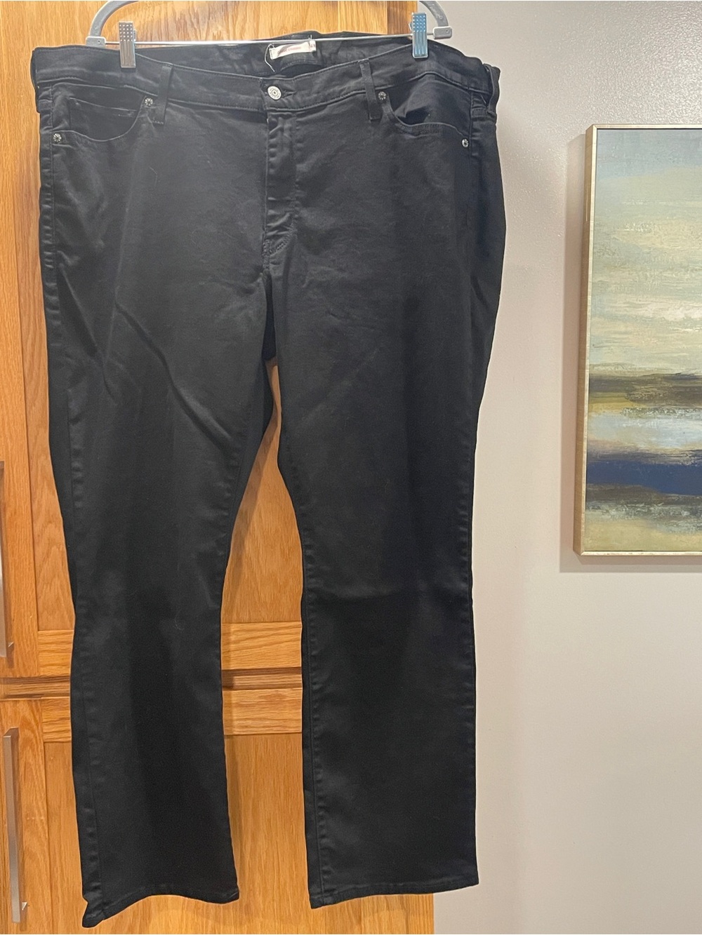 Levi's‎ Black Straight-Leg Women's Jeans